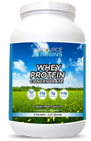 Whey Protein CONCENTRATE - Grass Fed - Creamy French Vanilla - 6 lbs.