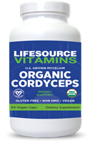 Cordyceps Mushroom 1000 mg Organic - 60 Vegan Caps - 30 Servings