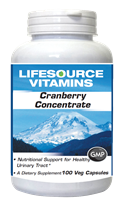 Cranberry - 8:1 Concentrate - 100 Capsules