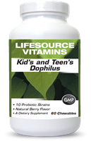 Kid's & Teen's Dophilus Probiotic - 60 Chewables