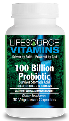 100 Billion Probiotic (Our Highest Potency)- 30 Vegetarian Capsules