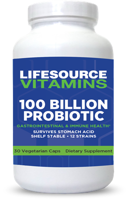 100 Billion Probiotic (Our Highest Potency) - 30 Vegetarian Capsules