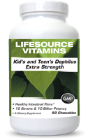 Kid's & Teen's Dophilus Probiotic Chewables Extra Strength- 50 Chewables