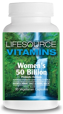 Women's 50 Billion Probiotic - 30 Vegetarian Capsules