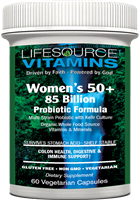 Women's  50+ - 85 Billion Probiotic Formula - 60 Vegetarian Capsules (Senior)