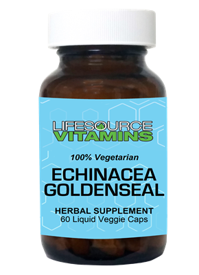 Echinacea (Organic) & Goldenseal Root - 60 Liquid Capsules
