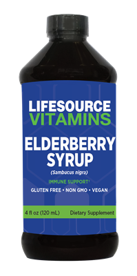 Elderberry Syrup (Sambucus nigra) ORGANIC - 6,400 mg- 4 fl oz