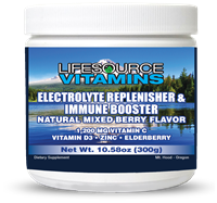Electrolyte Replenisher & Immune Booster - 10.58oz (Natural Mixed Berry Flavor)