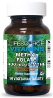 Methyl Folate 400mcg 5-MTHF 90 Vegetarian Tablets