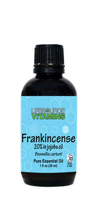 Frankincense  20% in Jojoba Oil-1 fl oz-  LifeSource Essential Oils