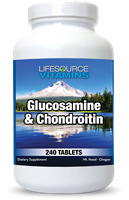Glucosamine 1,500 mg & Chondroitin 1,200 mg - 240 Tabs - VALUE SIZE