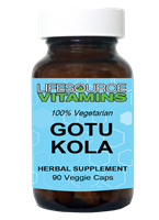 Gotu Kola 400 mg ORGANIC - 90 Veggie Capsules