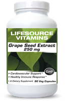 Grape Seed Extract 250 mg - 90 Veg Capsules