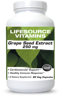 Grape Seed Extract 250 mg - 90 Veg Capsules