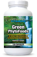 Green Phyto Foods - ORGANIC - 120 Capsules - Proprietary Formula - Organic Whole Food