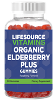 Elderberry Plus (Vitamin C and Zinc) Gummies (Organic) - 90 Gummies