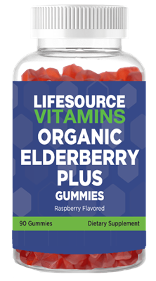 Elderberry Plus (Vitamin C and Zinc) Gummies (Organic) - 90 Gummies