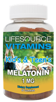 Melatonin 1 mg Kid's & Teen's - 60 Gummies - Strawberry