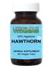 Hawthorn Berry 1000 mg - ORGANIC -  90 Veggie Capsules - 45 Servings