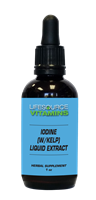 Iodine (w/Organic Kelp) Liquid Extract - 2 fl. oz.