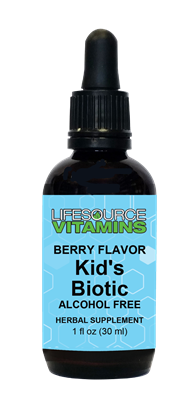 Kids & Teens Biotic 205 mg -Alcohol Free Liquid Extract - 1 fl. oz.