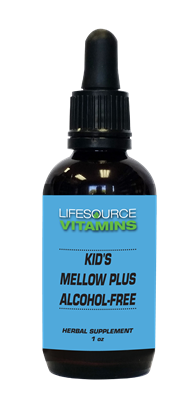 Kids & Teens Mellow Plus (Alcohol Free) Liquid Extract - 1 fl. oz.