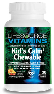 Kids Calm Chewable - 30 Chewable Tablets- Mixed Fruit Flavor