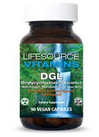 DGL (Deglycyrrhizinated Licorice) - 90 Vegan Capsules