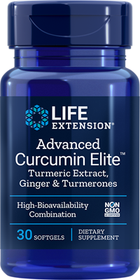 Life Extension - Advanced Curcumin Elite with Turmeric Extract, Ginger & Turmerones- 30 Softgels