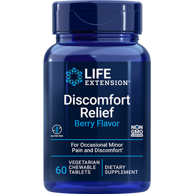 Life Extension - Discomfort Relief 60 Chewable Tablets