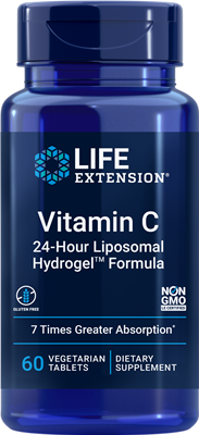 Life Extension - Vitamin C 24-Hour Liposomal Hydrogel Formula - 60 Veg Tablets