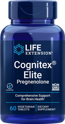 Life Extension - Cognitex Elite Pregnenolone 60 Vegetarian Tablets