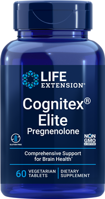 Life Extension - Cognitex Elite Pregnenolone 60 Vegetarian Tablets