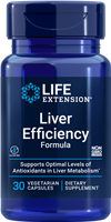 Life Extension - Liver Efficiency Formula- 30 Vegetarian Capsules