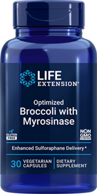 Life Extension - Optimized Broccoli with Myrosinase - 30 Vegetarian Capsules