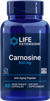 Life Extension - Carnosine 500 mg - 60 Vegetarian Capsules