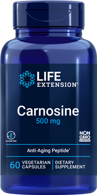 Life Extension - Carnosine 500 mg - 60 Vegetarian Capsules