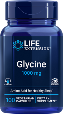 Life Extension - Glycine 1,000mg - 100 Vegetarian Capsules