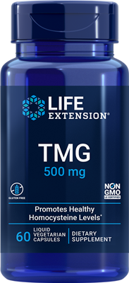 Life Extension - TMG 500mg - 60 Liquid Veg Caps