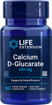 Life Extension - Calcium D-Glucarate 200 mg 60 Vegetarian Capsules
