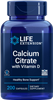 Life Extension - Calcium Citrate with Vitamin D3 200 Capsules