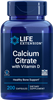 Life Extension - Calcium Citrate with Vitamin D3 200 Capsules