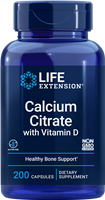 Life Extension - Calcium Citrate with Vitamin D3 200 Capsules