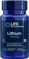 Life Extension - Lithium 1000 mcg 100 Capsules