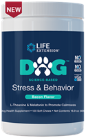 Life Extension - DOG Stress & Behavior SCIENCE-BASED Bacon Flavor 120 SOFT CHEWS