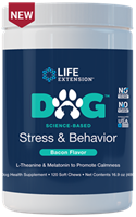 Life Extension - DOG Stress & Behavior SCIENCE-BASED Bacon Flavor 120 SOFT CHEWS