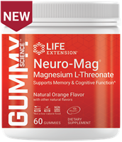 Life Extension - Gummy Scienceâ„¢ Neuro-MagÂ® Magnesium L-Threonate 60 Gummies