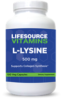 L-Lysine 500 mg - 100 Veg caps