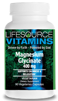 Magnesium Glycinate 400 mg - 90 Veg Capsules