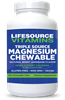 Magnesium Chewables  400 mg - Triple Source  - 120 Chewables - 30 Servings